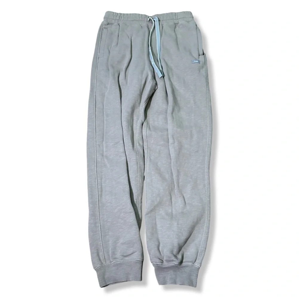 Figs Sweatpants Men’s Sz XS Green Off Shift Jogger Heavy Fleece Pants Tapered‎